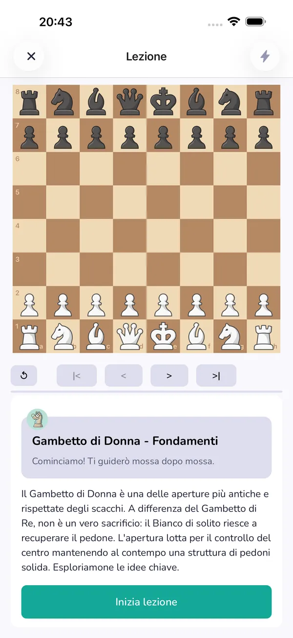 Lezioni di LearnChess