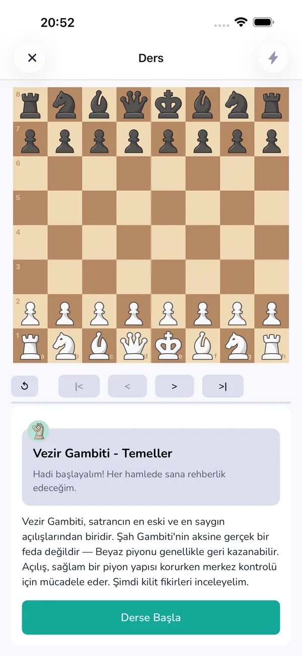 LearnChess dersleri