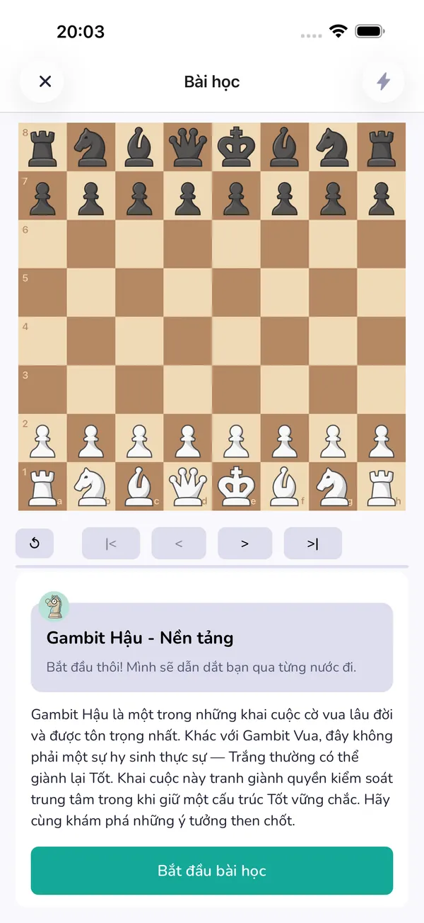Bài học LearnChess